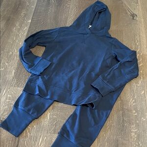 Navy Blue Hoodie and Jogger Set Kate Quinn